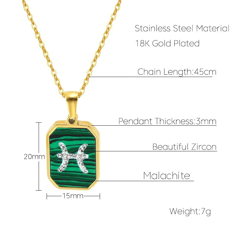 custom zodiac necklace
