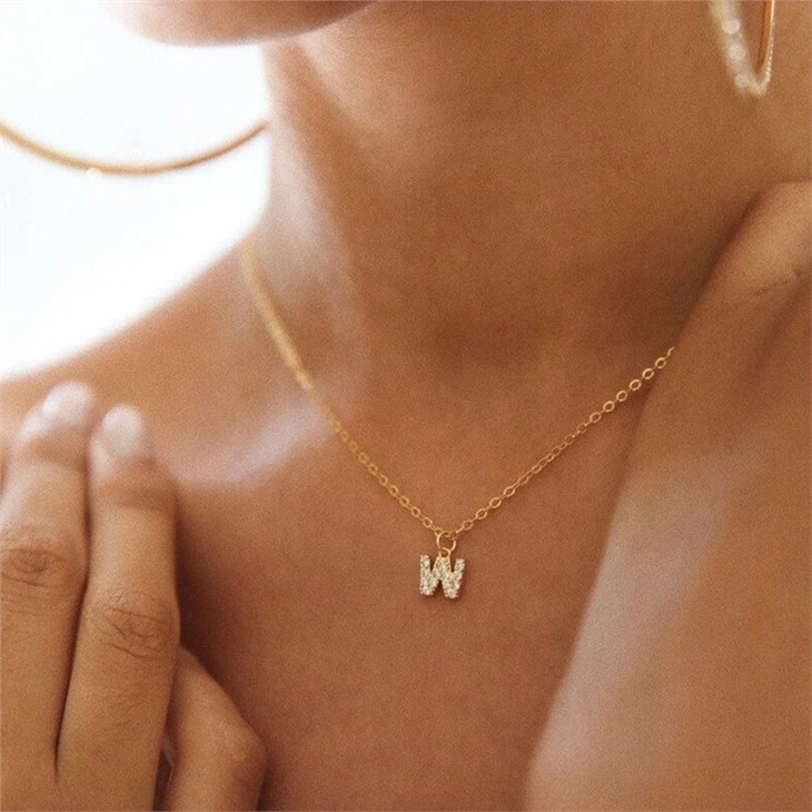 stainless steel name necklace
