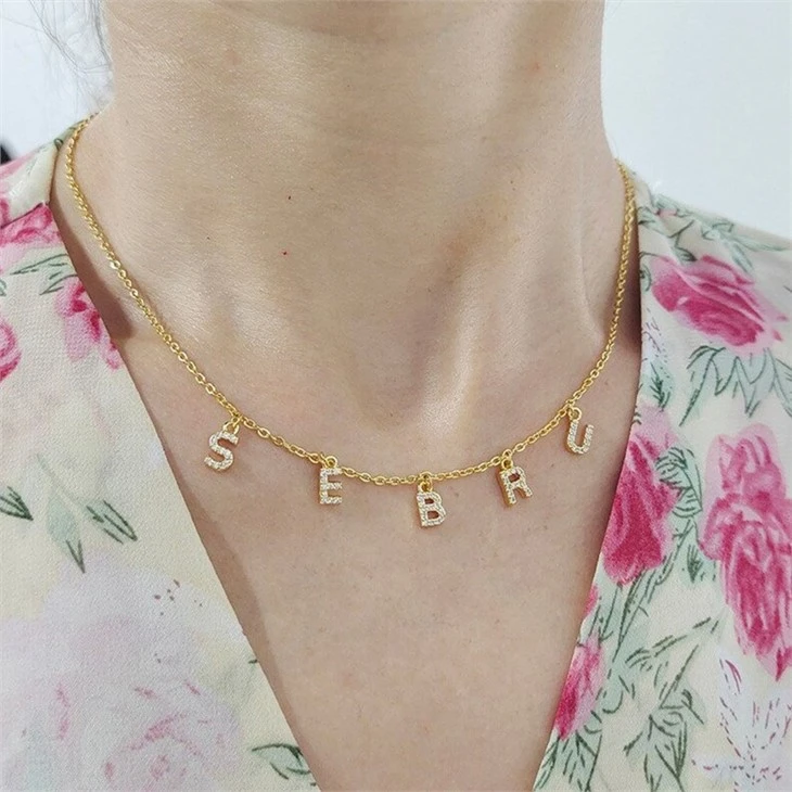 stainless steel personalized necklace