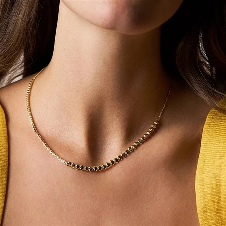 Heart Mixed Chain Necklace suppliers