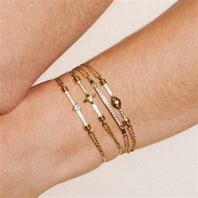 Evil Eye réteges karkötő